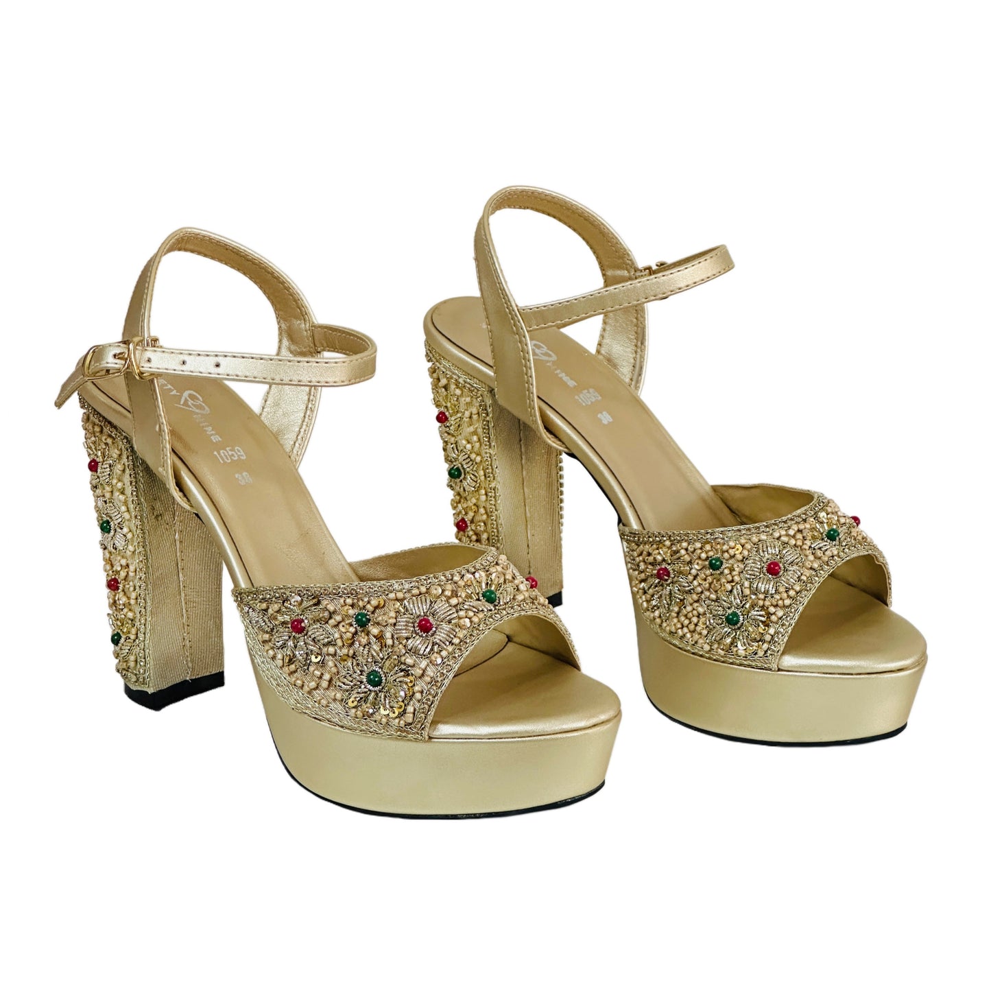 Bridal Embroidered Sandal